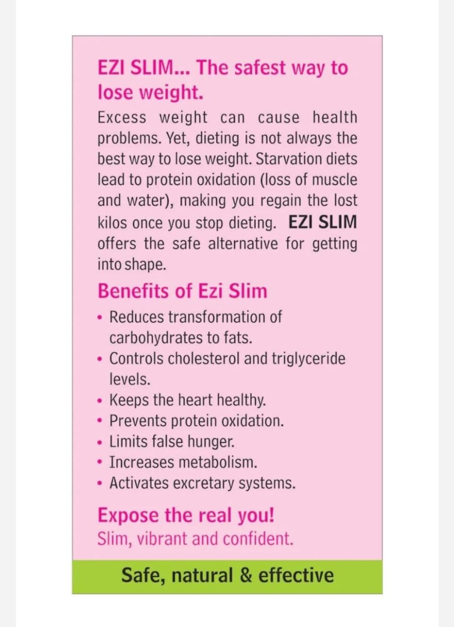 Ezi Slim Slimming Capsules Ezi Slim Slimming Capsules